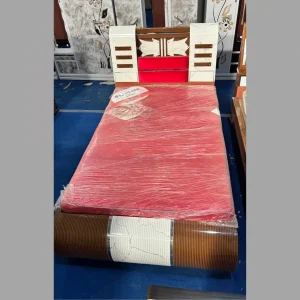 Elegant Single Bed with Smooth Glossy Finish