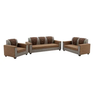 Simple Brown Sofa Set