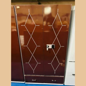 Pretty Metal Cabinet with Metallic Finish