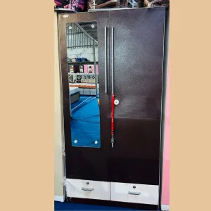 Sturdy Metal Cabinet with Key Lock