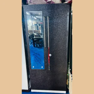 Secure Steel Wardrobe with Multiple Shelves