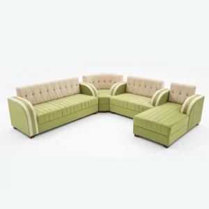 Lavender Garden Corner Sofa Set