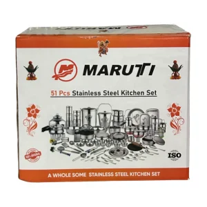 Maruti 51 Pcs Durable Stainless Steel Utensil Set