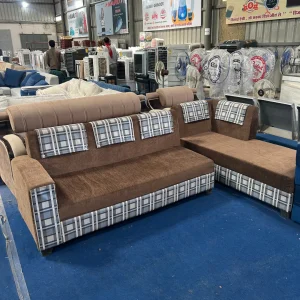 Maruti Designer Wooden Carved Sofa Set for Home Decor