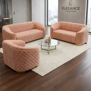 Maruti Premium Luxury Upholstered Sofa Set for Living Room